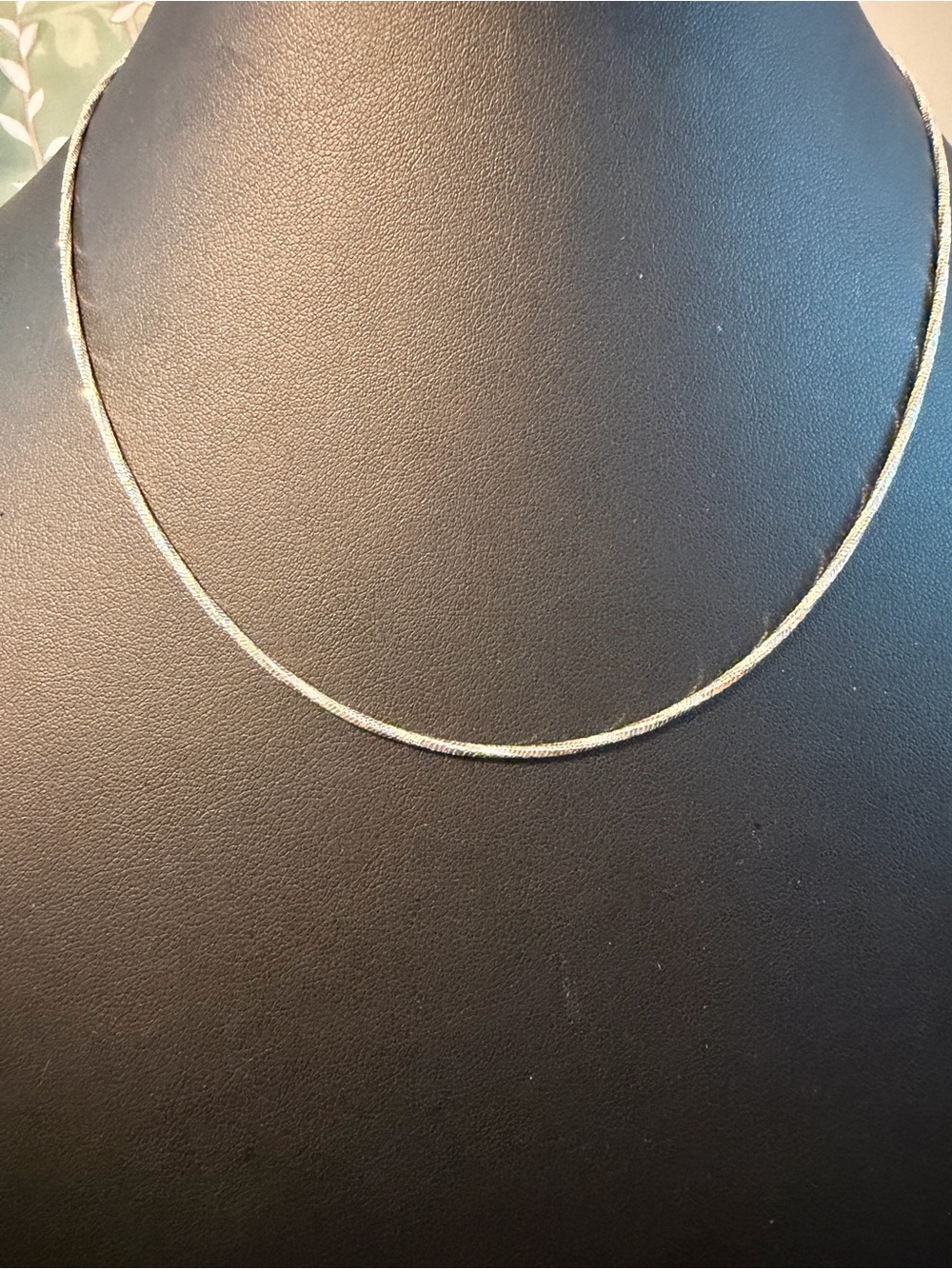 Vintage Karizia Italian 925 Sterling Silver Box Chain